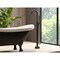 Castello Usa Neptune Freestanding Matte Black Gooseneck Tub Filler Faucet with Standard Handle CB-F04-MB - alternate 8